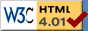 Valid HTML 4.01 Transitional